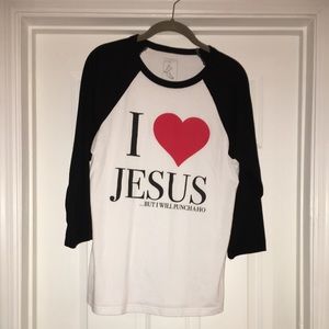 Anjelah Johnson 3/4 length t-shirt